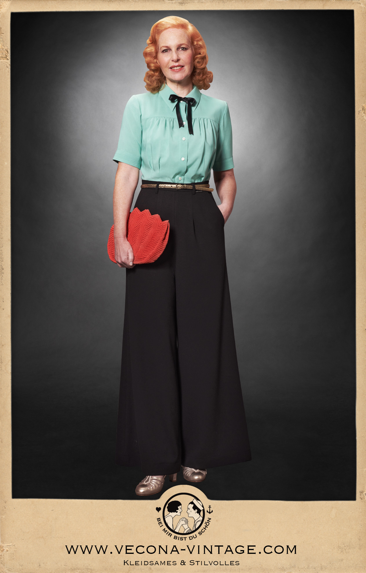 Banned Retro 40s Her Favourite Green Trousers  Free UK PP
